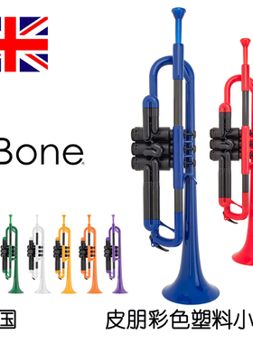 英国新款专业演奏pTrumpet皮朋塑料铜管乐器降B调小号初学考级