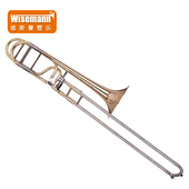 维斯曼长号 降B转F调长号DTB 365 WISEMANN 白铜变音管 表面漆金