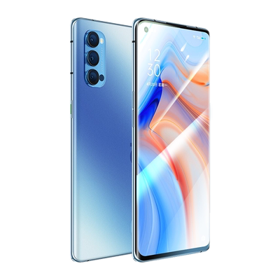 适用opporeno4钢化膜4se全屏4pro