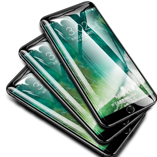 适用苹果7钢化膜iphone8全屏覆盖plus抗蓝光8P手机7P全包iPhone透明7高清防指纹8防摔防爆i8七屏保贴膜ip八i7