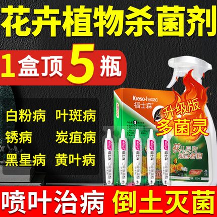 家用月季白粉病专用杀菌剂花卉多肉锈病白粉病通用杀菌药专用灵药
