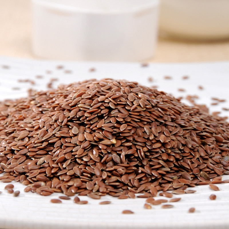 中药材亚麻籽 胡麻子 胡麻仁 大胡麻 500g克