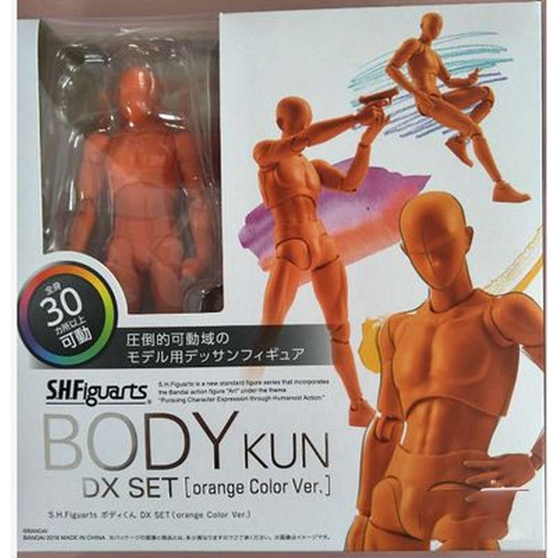 SHF人体模型素体手办人偶定格可动画画绘画美术漫画写生素描男女