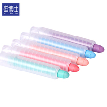 磁博士 12色无尘粉笔彩色粉笔水溶性粉笔儿童粉笔无尘水溶水性粉笔白色环保无尘儿童家用专用