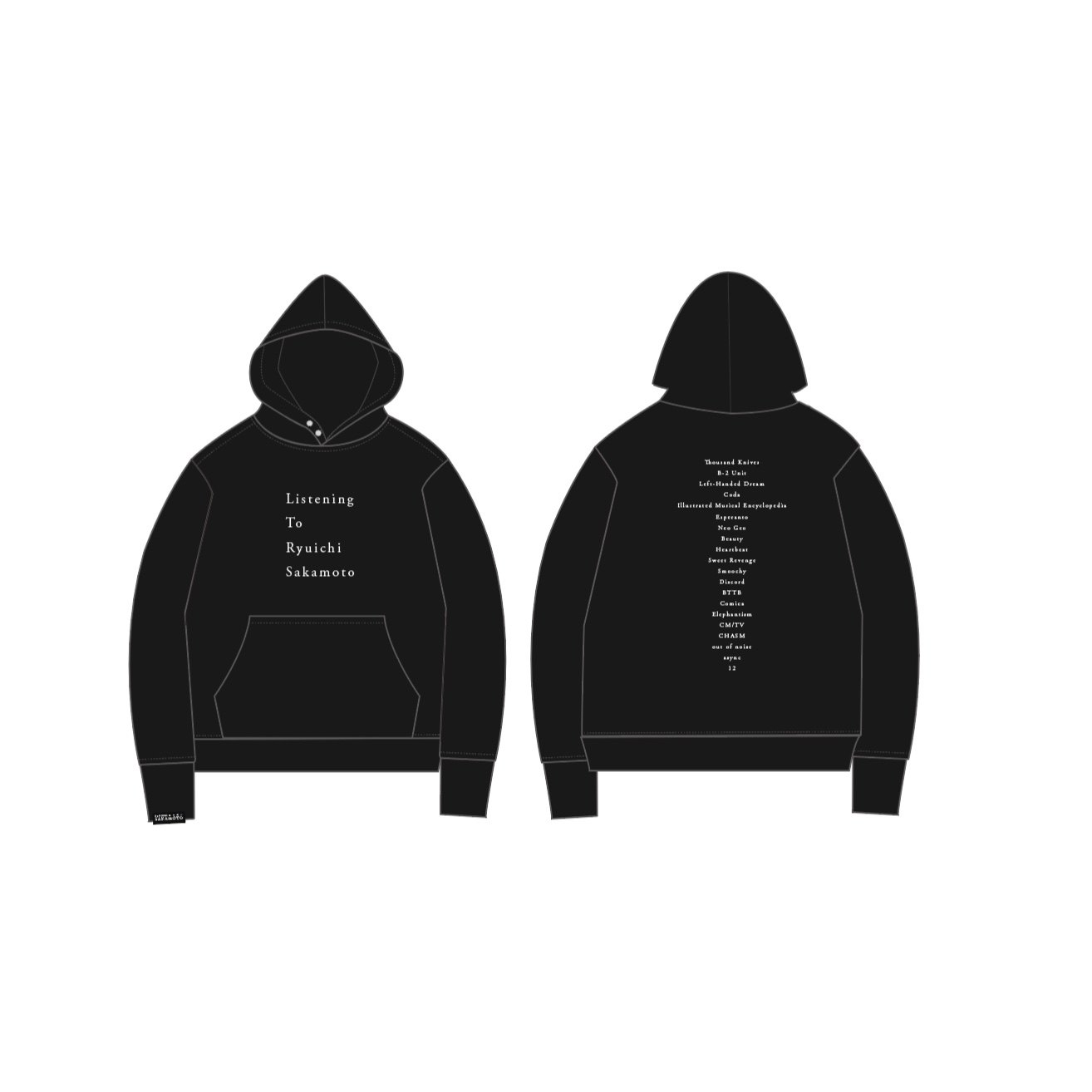 Sakamoto艺术家周边卫衣男女同款