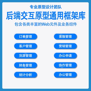 2023年axure8/9/10web端PC端元件库rplib高保真原型设计rp文件