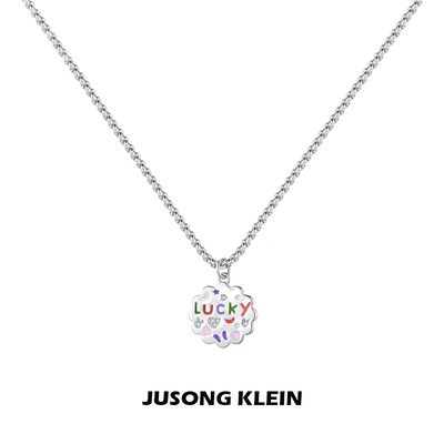 JUSONGKLEIN十字链女吊坠锁骨链