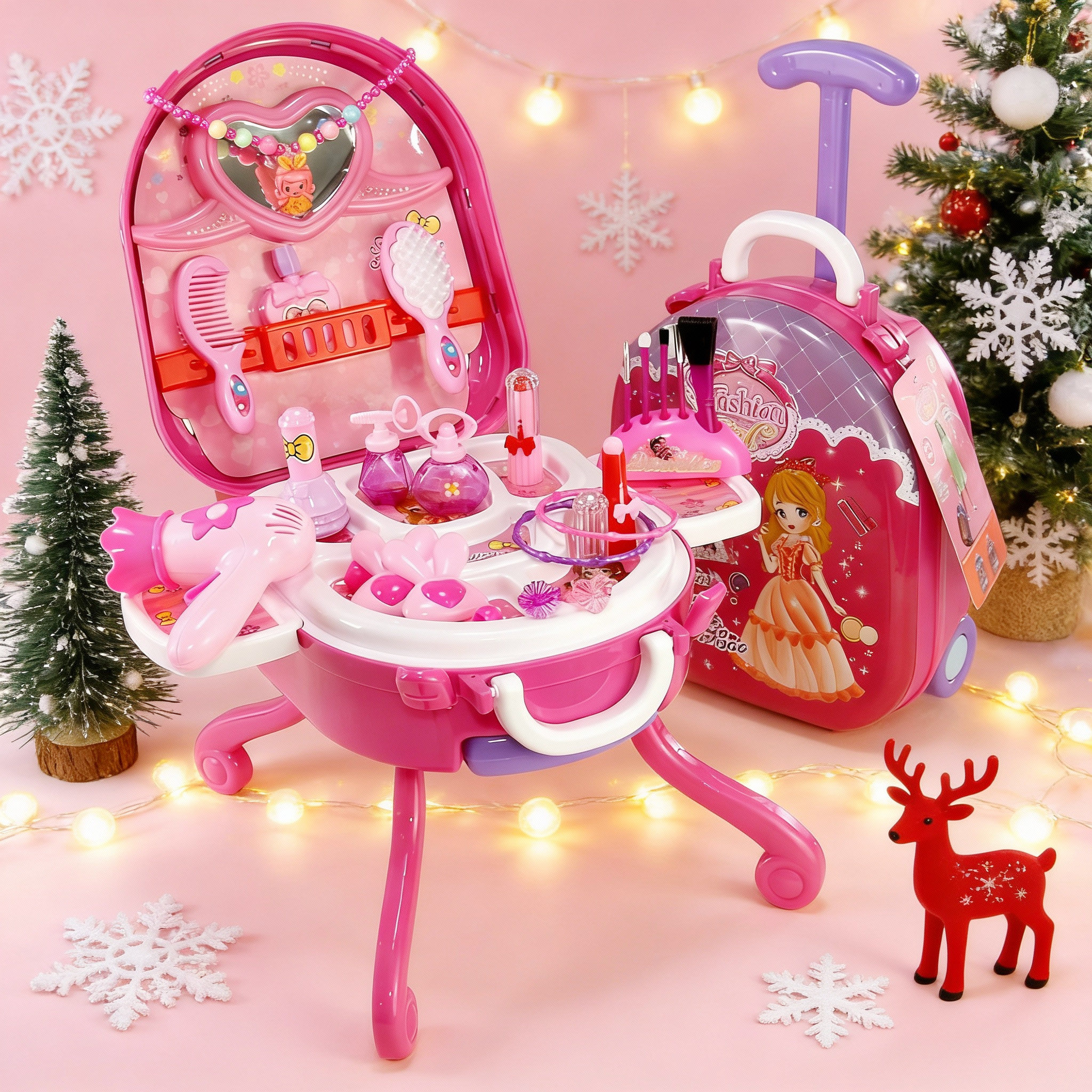 行李箱梳妆台儿童玩具无毒