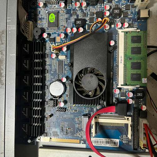 可维修维盟 6网口D525主板，型号ITX-WASLAN-P，维盟议价