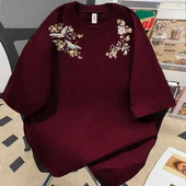 重磅短袖 T恤男女夏季 国风宽松2026新款 中式 简单情侣半袖 上衣潮流