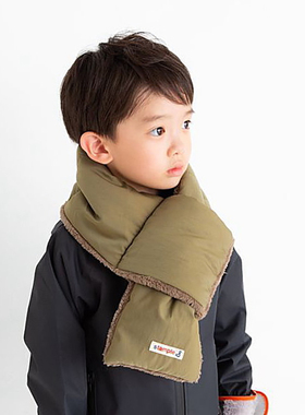 日本stample儿童围脖男秋冬女套头围巾婴儿冬季防风保暖小孩脖套
