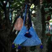 四两民族风清迈手工饺子包 直播间选款