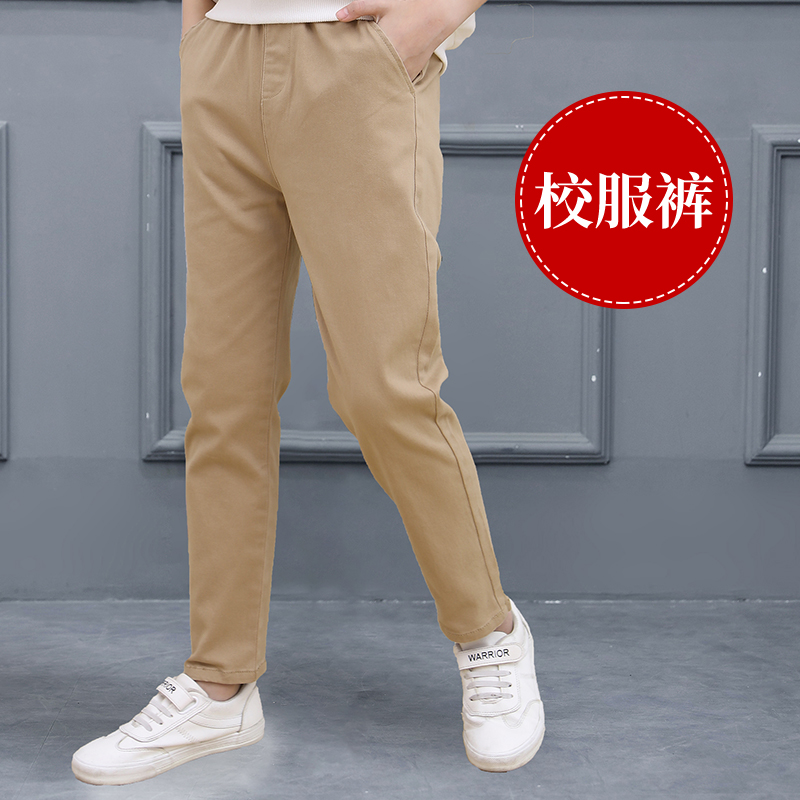 儿童校服裤米色幼儿园英伦女伊顿