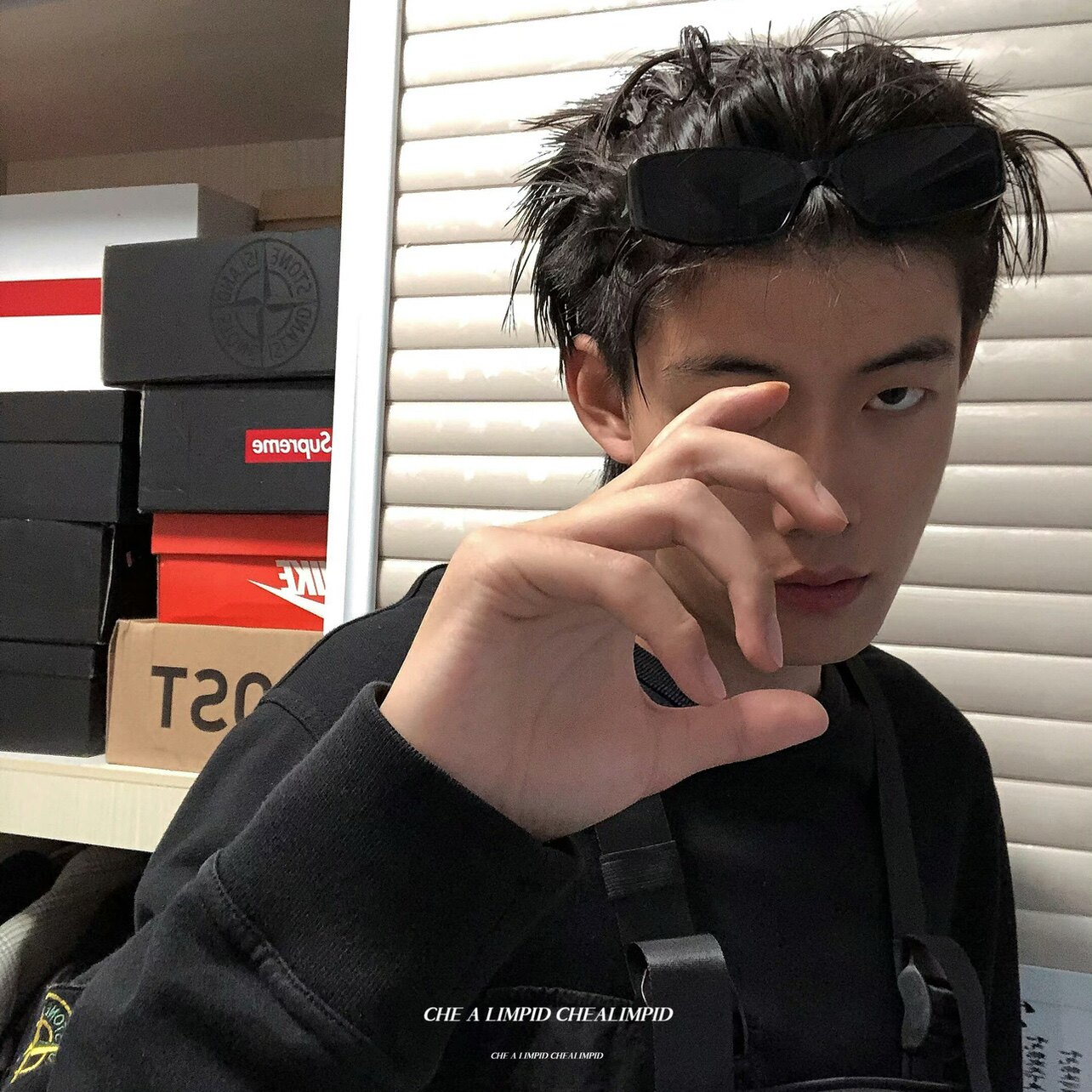 chealimpid/韩式隐形设计感背头专用发箍