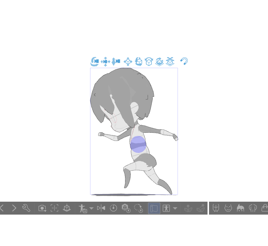 csp 卡通素体模型3d模型 csp素体模型