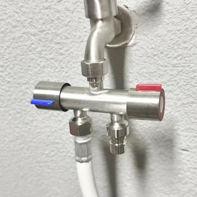 分水器分水阀双头洗衣机角阀两用双用水一进二出一分二龙头转接头