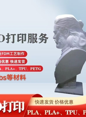 接3d打印服务.FDM机器打印高精度代打.PLA/ABS等环保材料摆件扣件