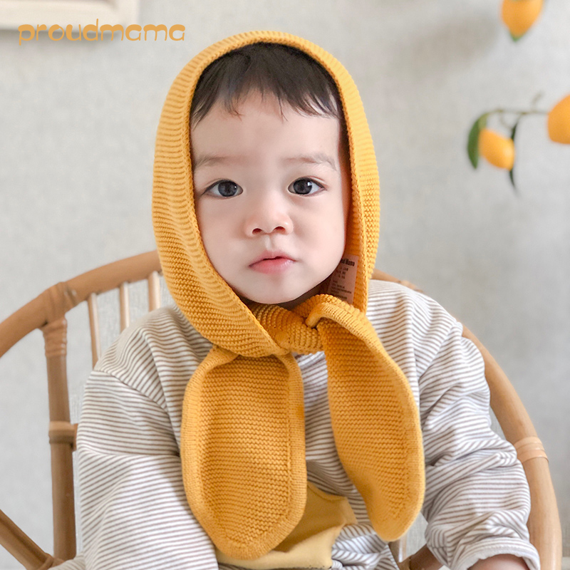 韩版冬季保暖棉质糖果色造型帽