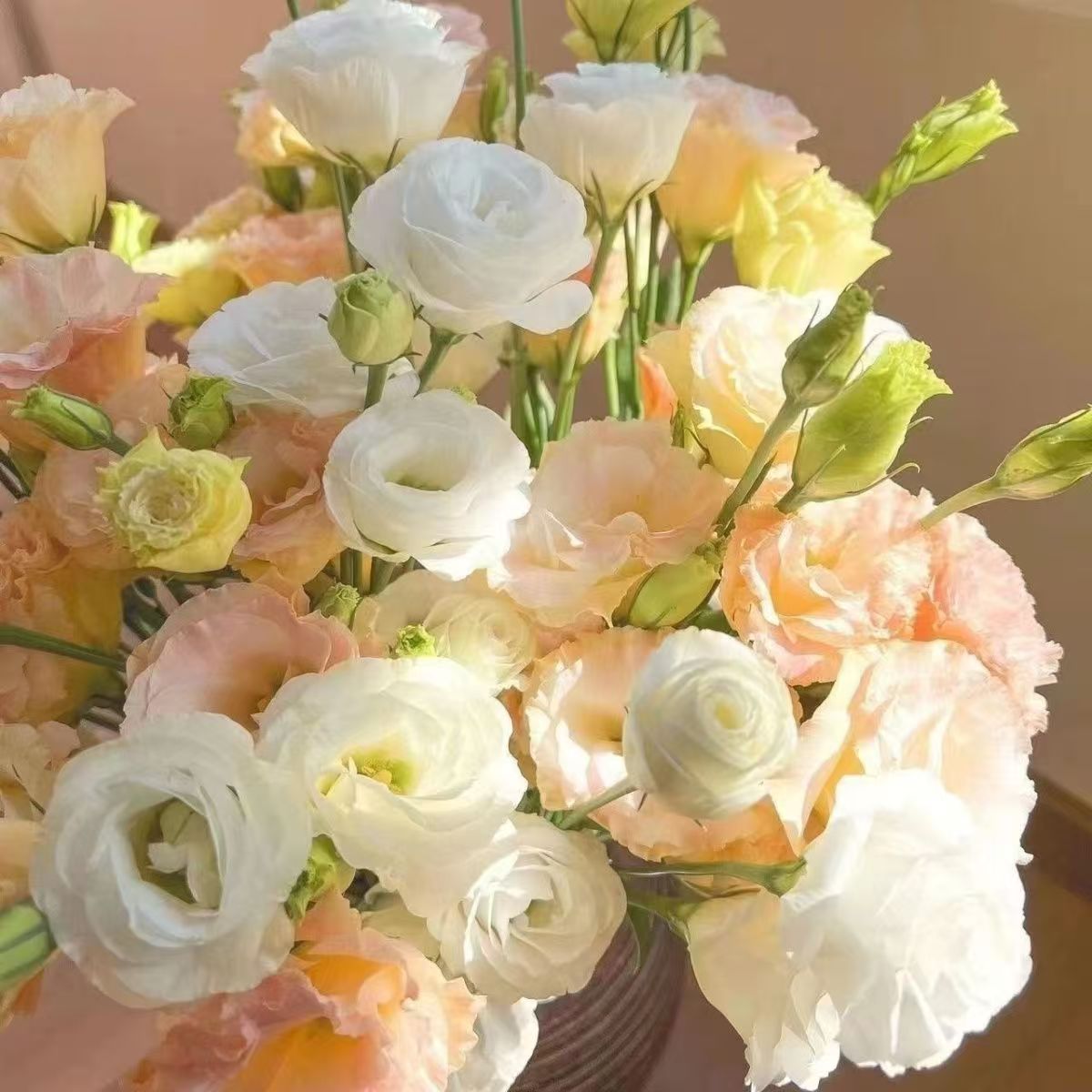 A级过生日洋桔梗鲜花花束