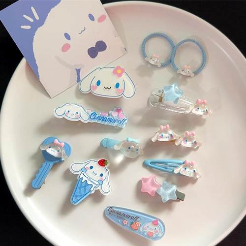 玉桂狗发夹一套送女生日