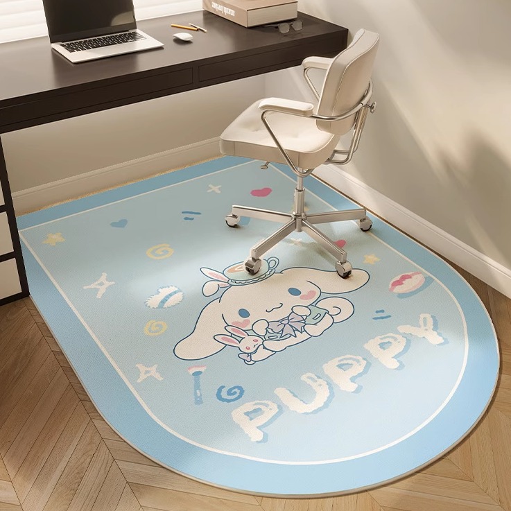 玉桂狗拱形书桌地垫吸水耐脏防滑