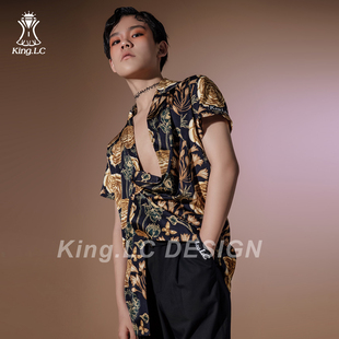 鹏翼之美拉丁舞服男童2025春夏新款练功服少儿拉丁服上下装套装