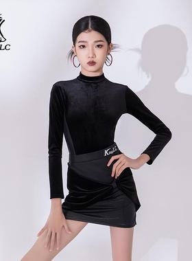 鹏翼之美2024秋冬新品少儿拉丁舞服练功服训练服儿童舞服KW24317J