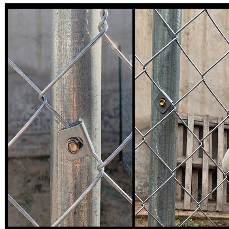 铁丝网固定卡扣护围栏网固定夹片自攻螺丝卡扣防护网连接扣固定器