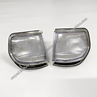 92-97款陆地巡洋舰LC80 4500 FZJ80前转向花纹角灯带电镀边灯总成