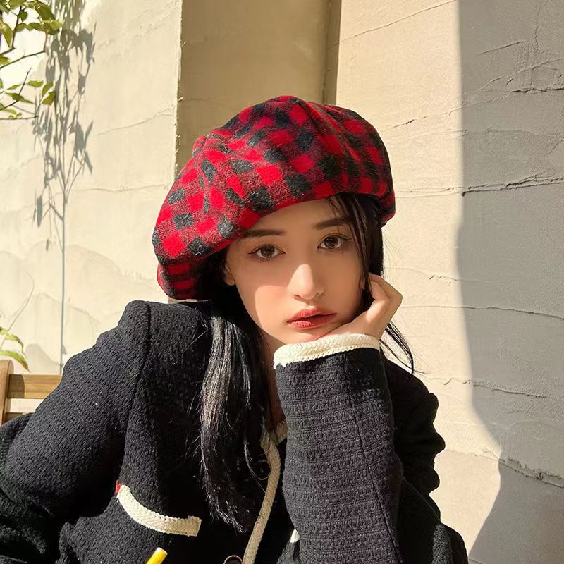 Chenyi Hat House明星款高档贝雷八角帽帽子女秋季贝雷帽户外出门
