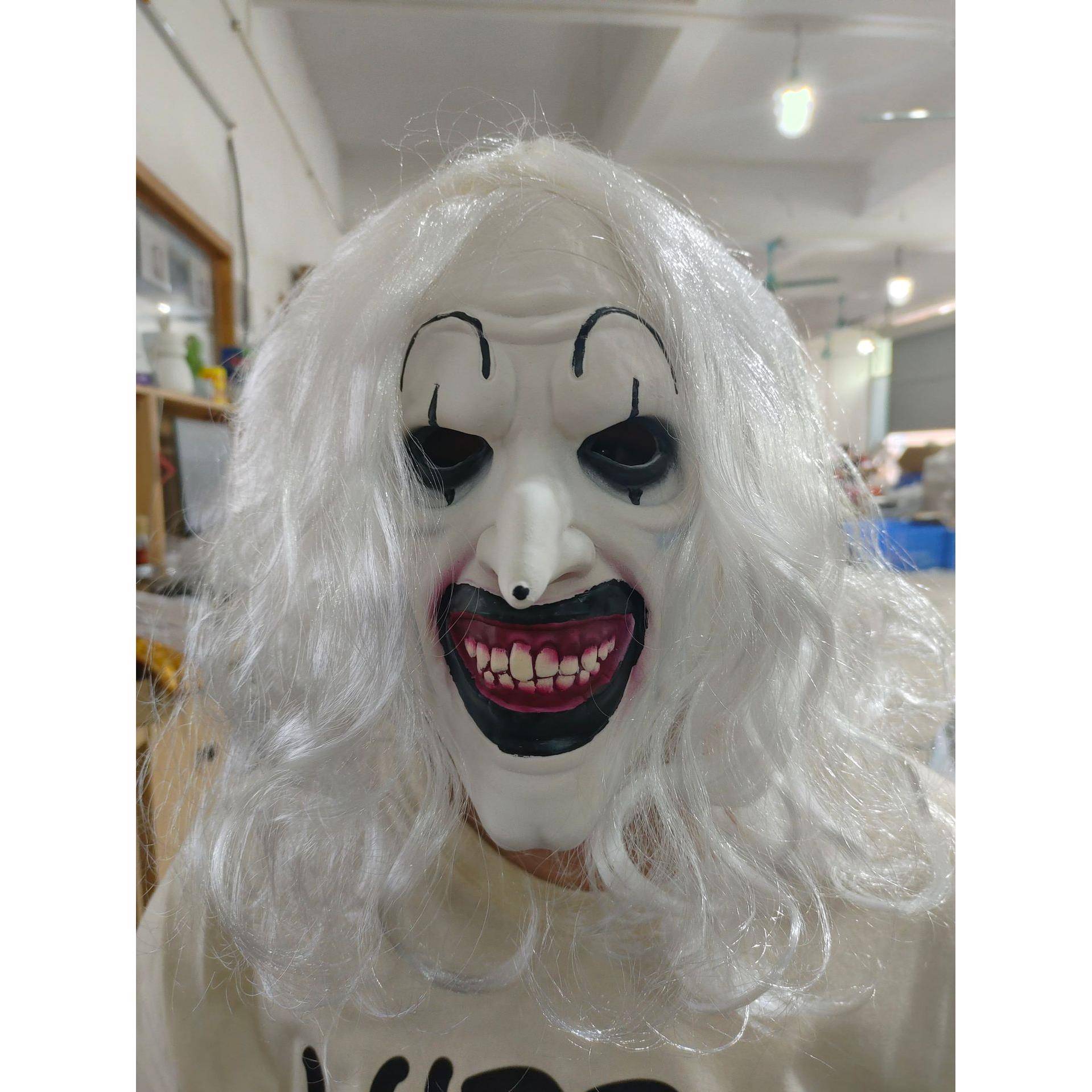 万圣节跨境新款小丑3ＣＯＳ恐怖圣诞小丑cosplay角色扮演服装