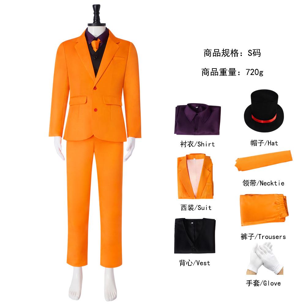 电影夺命小丑cos服 万圣节恐怖角色恐怖小丑cosplay西装全套工厂