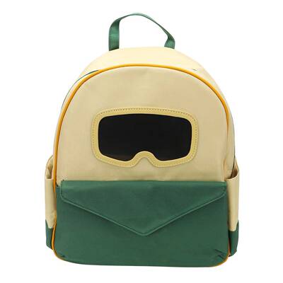 loy儿童背包T10智能背包LED动画显示屏休闲包白绿儿童背包双肩包