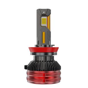 跨境V96四铜管汽车LED大灯240w大功率超亮灯泡H7H4H1高亮聚光大灯