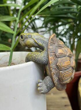 仿真乌龟树脂摆件户外花园庭院水池造景装饰中式玄关风水摆设礼物