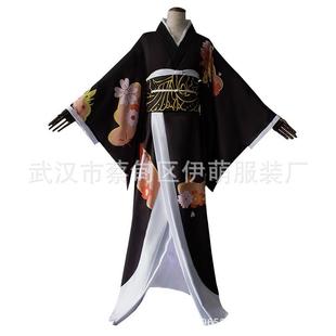 cosplay和服现货 万圣节鬼灭之刃鬼杀队十二鬼月鬼舞辻无惨女装