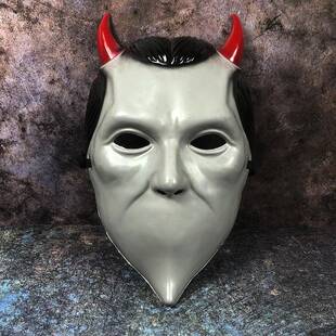 万圣节恐怖全脸面具无名食尸鬼乐队COS派对跨境亚马逊热销道具