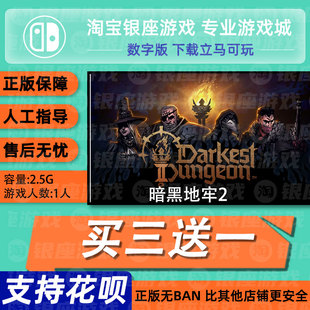 switch买三送一ns中文 暗黑地牢2 数字版 下载版 兑换码