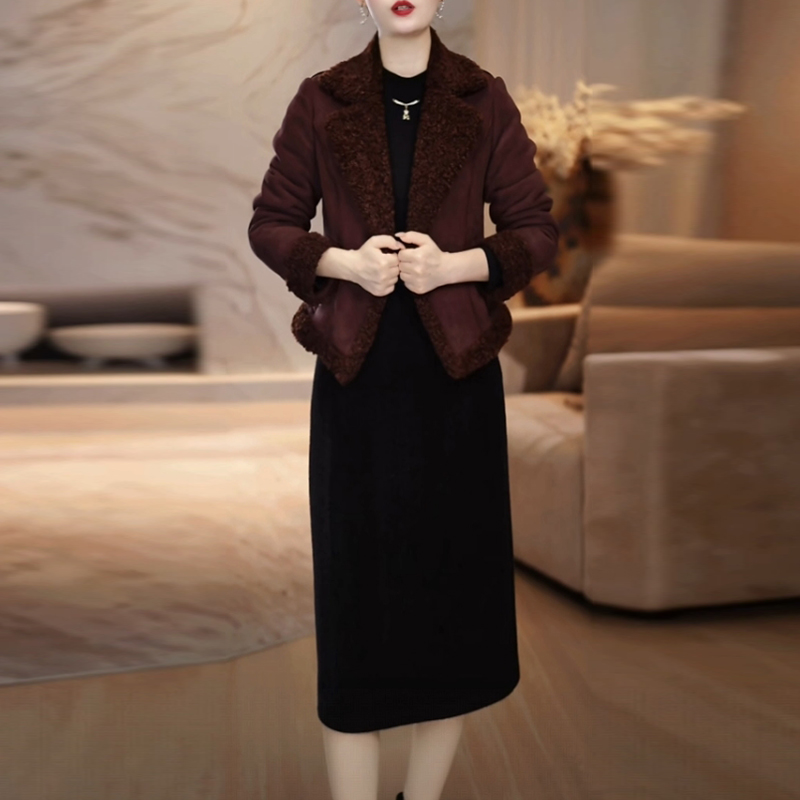 小香风套装两件套连衣裙子