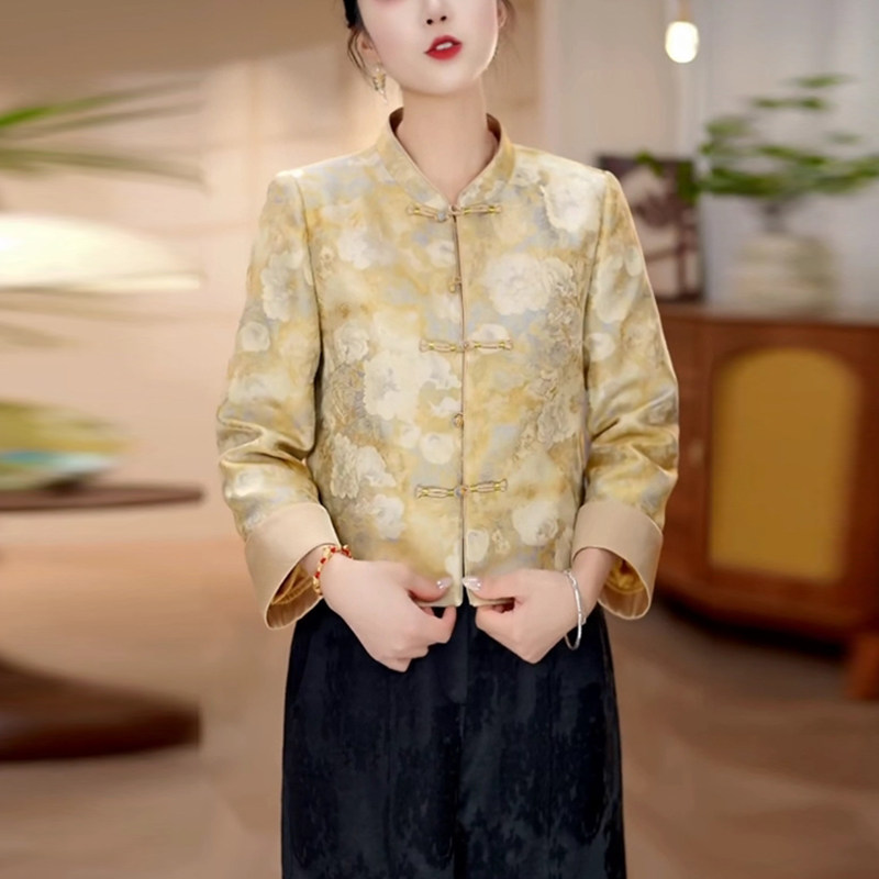 新中式国风外套女短款上衣