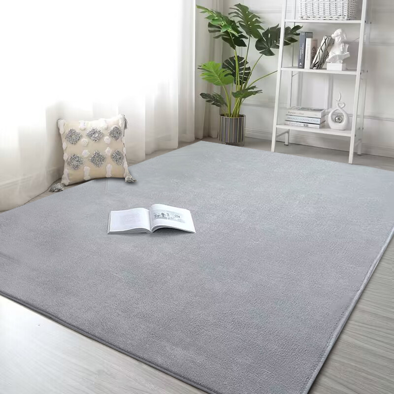 短绒地毯满铺客厅主卧室床边毯儿童阅读区垫子宝宝爬行垫房间地垫