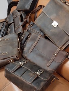 Внешняя торговля последняя товары ретро сумасшедший конская мужской чалма слой кожи плечо сумка завод гончар дерма руки мешок