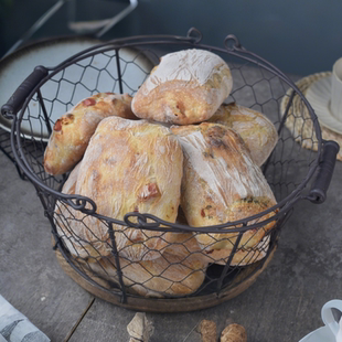 恰巴塔面包 健康早餐面包代餐食品零食 轻食番茄罗勒培根