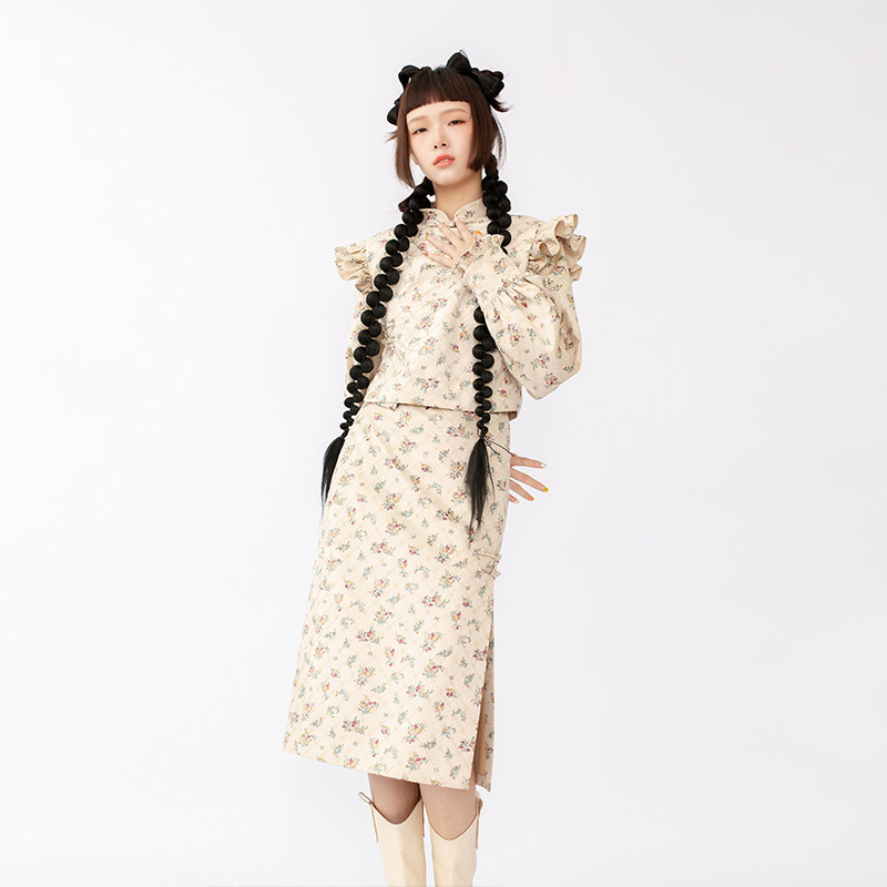 太真tell the truth【满庭芳】原创国风少女新中式改良旗袍套装