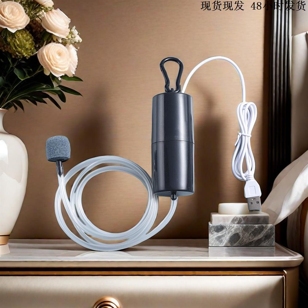小型鱼缸氧气泵过滤器一体养鱼