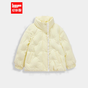 MINIIEF【爱依服童装】2025冬季新款韩系风甜美洋气女童羽绒外套