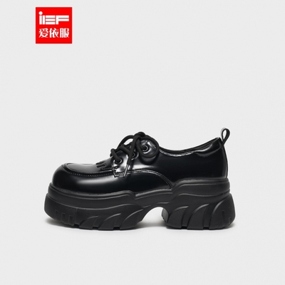 IEF/爱依服2025秋冬新款英伦风时尚休闲百搭增高厚底牛津鞋