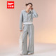 休闲运动风设计感百搭上下套长裤 IEF 韩版 时尚 爱依服2026春季 新款