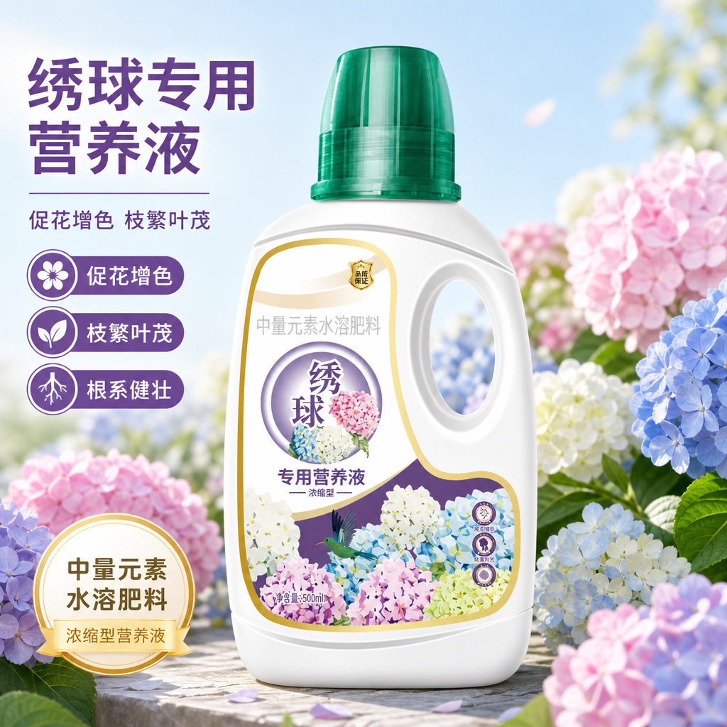 绣球花营养液花肥开花催花促花肥施肥绣球花专用肥料水溶液体肥