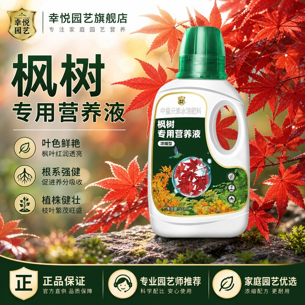 红枫树营养液花肥黄金流泉枫专用肥料红舞姬老桩水溶肥盆景液体肥图片